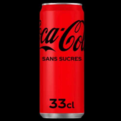 COCA COLA SANS SUCRES 33CL