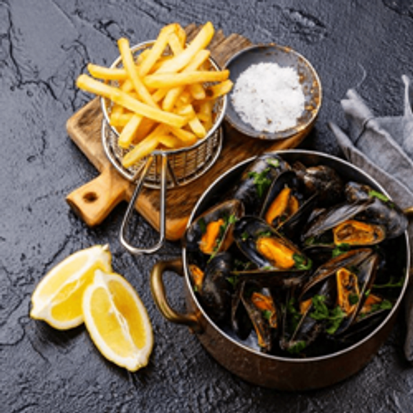 Moules marinières + frites