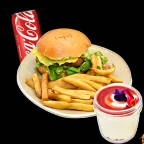 MENU BURGER VEGGI BOISSON DESSERT