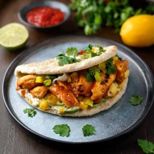 SANDWICH CHAPATI AU POULET